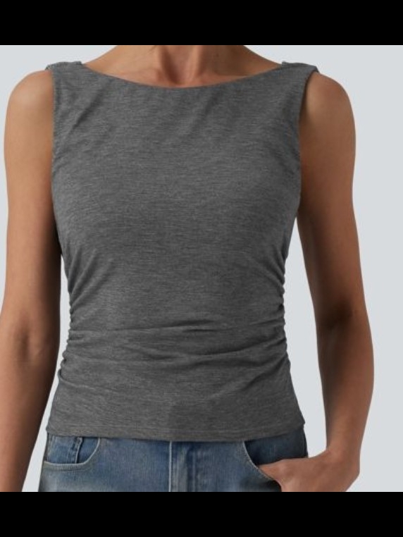 Halara Charcoal Gray Sleeveless Tank